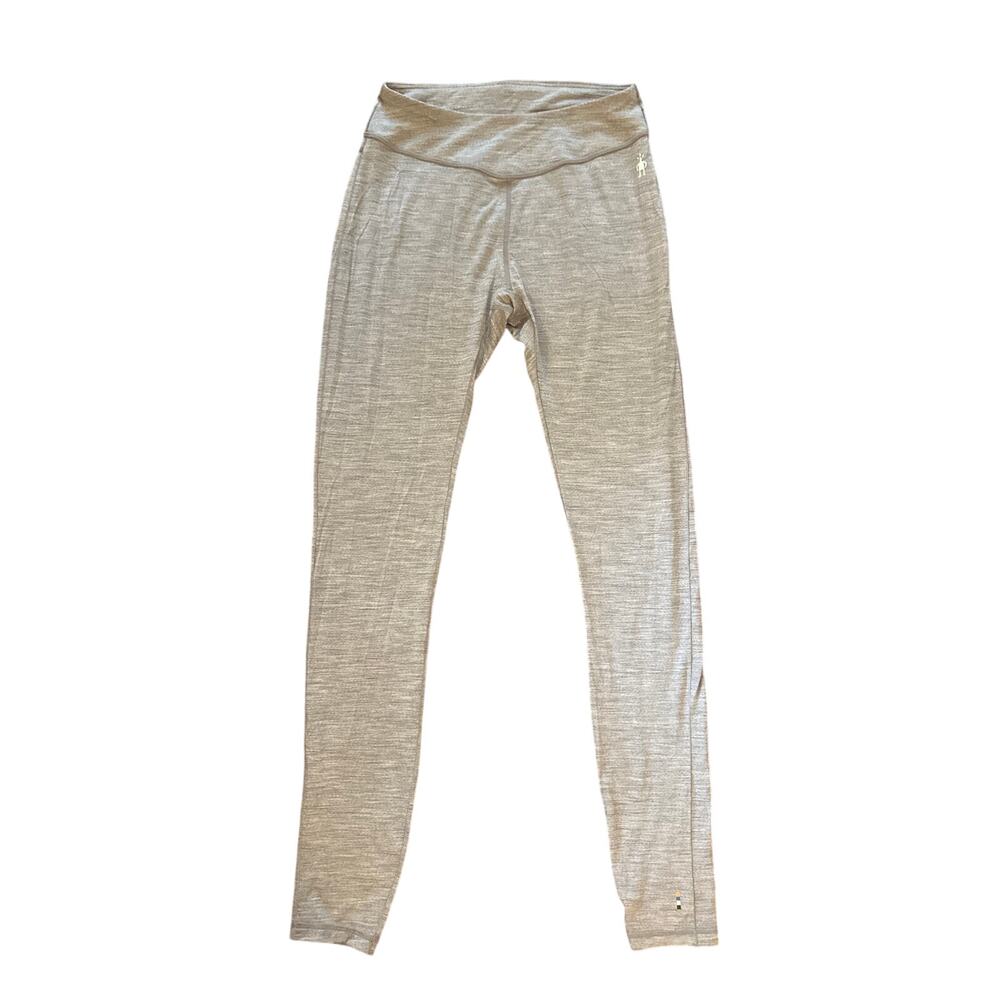 Women S Smartwool Merino 150 Wool Light Gray Leggings Pants Base Layer Bottoms